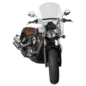 National Cycle Clear Spartan Quick Release Windshield With Mount Kit, Straight Forks