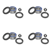 Front & Rear Wheel Bearing Kits for Arctic Cat 400 FIS 2x4 w/AT 2003-2004