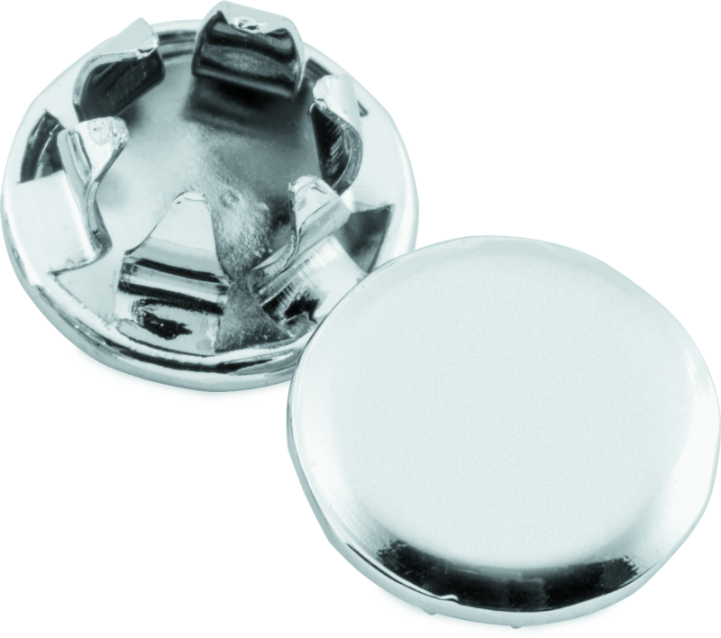 Kuryakyn Chrome Custom End Plugs For 1/4in Allen Bolts (Set of 10) 8114