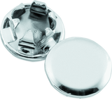 Kuryakyn Chrome Custom End Plugs For 1/4in Allen Bolts (Set of 10) 8114