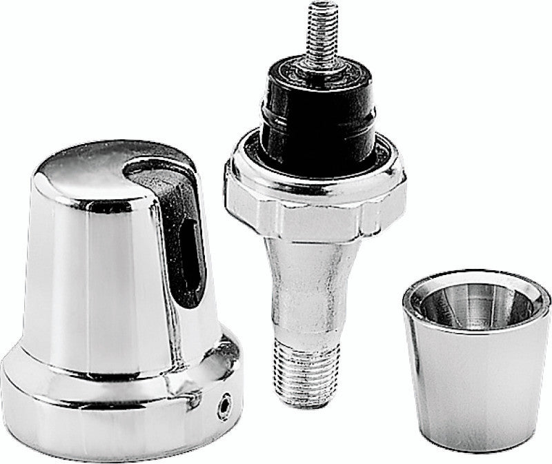 Kuryakyn Chrome Oil Sender Switch Cover Single Wire 8136