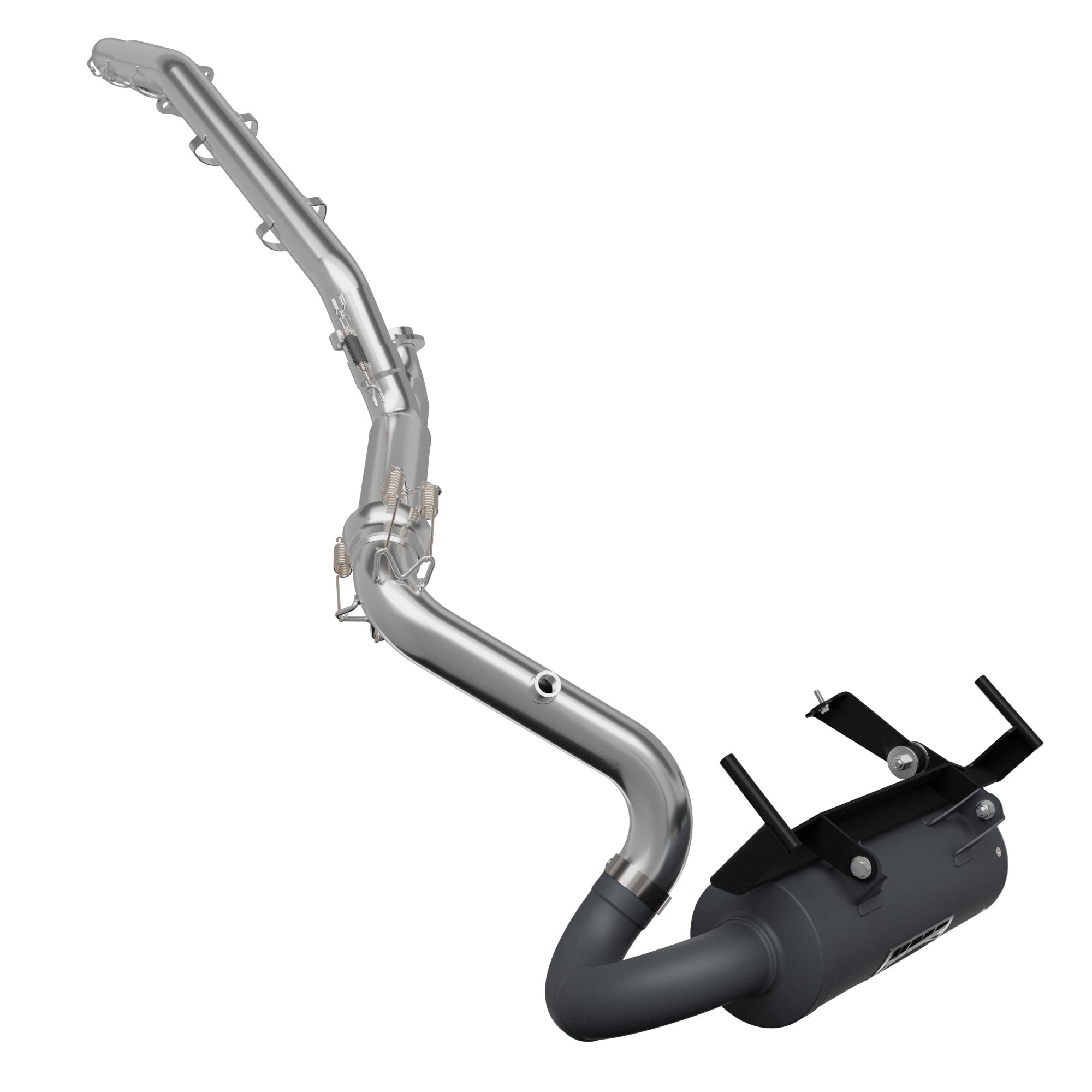 Silenciador HMF Big Core, sistema completo de escape Titan SS, tapa de extremo de metal pulido para Can-Am Outlander 1000/850 2025-2026 814658638869