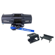 Viper V2 ATV Winch Kit 3500 lb Standard Spool With 40 Feet Black Synthetic Rope With Mount For Polaris Sportsman Models 2010-2014