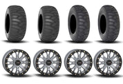 System 3 SB-4 Beadlock Cement Grey 15" Wheels And SS360 Sand/Snow Tires [32x10-15] ,[32x12-15]
