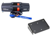 Viper V2 ATV Winch Kit 4500 lb Standard Spool With 40 Feet Black Synthetic Rope With Mount For Suzuki King Quad Models 2007-2010