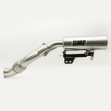 HMF Muffler Can-Am Maverick R 24 Stainless Titan-SS Big Core Dual Full System Exhaust Billet End Cap