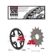520 BMOR Sealed Chain, Front & Rear Sprocket Kit for ATV/UTV HONDA ATC350X 1986