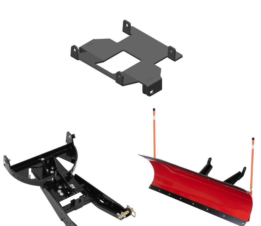 Denali Black UTV Snow Plow Kit For Polaris RZR Pro XP 2020-2021