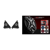 SSV Works Front 6.5" Speaker Pods With Grey Grilles For Polaris Slingshot 15-21