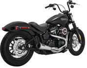 Vance And Hines 2-into-1 Upsweep Exhaust Stainless With Fuelpak FP4