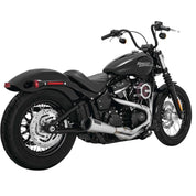 Vance And Hines 2-into-1 Upsweep Exhaust Stainless With Fuelpak FP4
