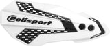 Polisport MX Flow Handguards for Multiple Makes White/black 8308200007
