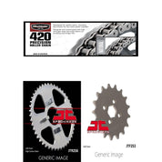 420 Precision Roller Chain, Front & Rear Sprocket Kit for HONDA ATC70 1982-1985