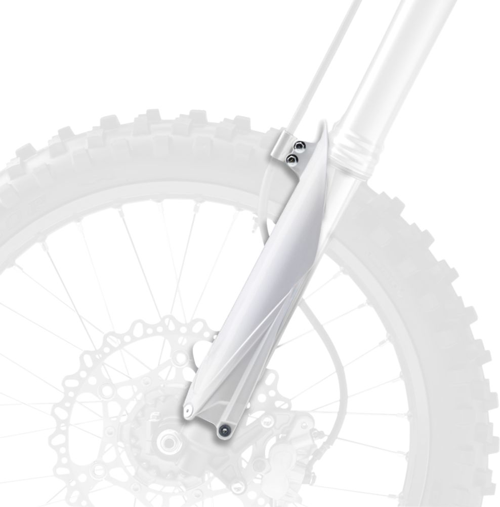 Polisport Fork Guard Cover for Yamaha White 8352000001