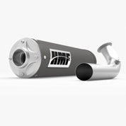 HMF Muffler Polaris RZR XP/4 Turbo/S 16-21 Gun Metal Titan-SS Big Core Full System Exhaust