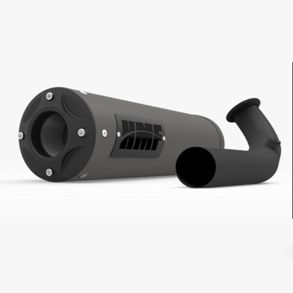 HMF Muffler Polaris RZR Pro XP 20-24 Gun Metal Titan-SS Big Core Full System Exhaust