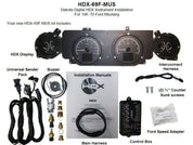 Dakota Digital 1969-1970 Ford Mustang HDX Analog Gauge kit HDX-69F-MUS