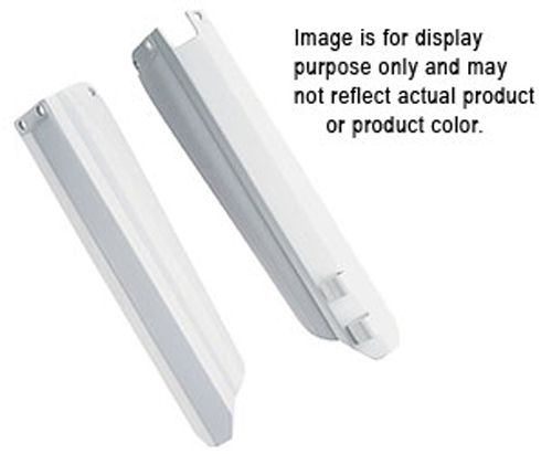 Polisport Fork Guards for Kawasaki/Suzuki White 8398000001