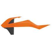 Acerbis 16 Orange/Black Radiator Shrouds for KTM - 2685965225