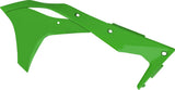 Polisport Radiator Covers for Kawasaki KX250F 2017-2020 Green 8412300005