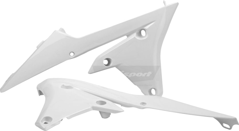 Polisport Radiator Covers for Yamaha White 8417200002