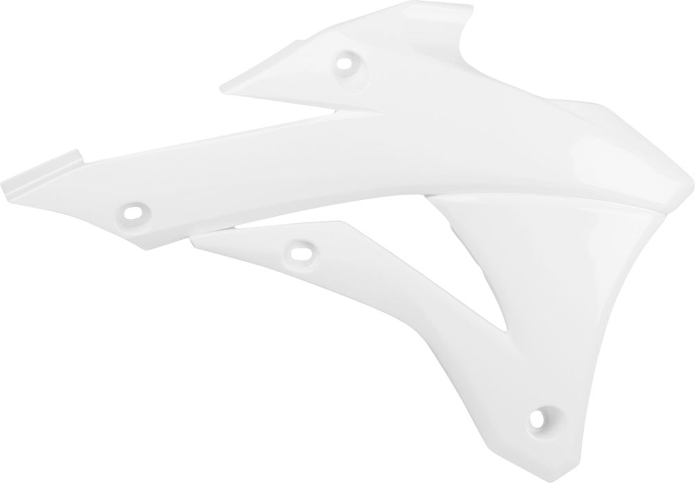 Polisport Radiator Covers for Kawasaki KX85/KX100 White 8417300002