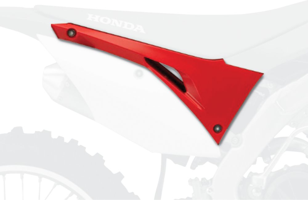 Polisport Air Box Cover for Honda CRF450R/CRF450RX/CRF250R/CRF250RX Red