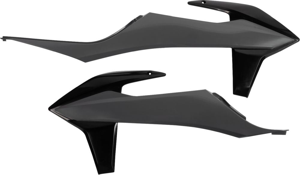 Polisport Radiator Covers for KTM Black/Grey 8422100008