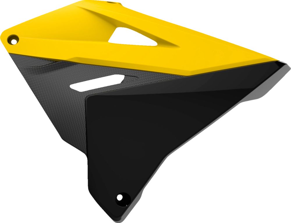 Polisport Radiator Scoops Restyling for Suzuki RM125/RM250 2001-2008 Yellow/black