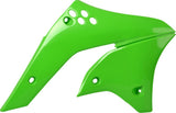 Polisport Radiator Covers for Kawasaki KX250F 2006-2008 Green 8426200006