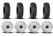 System 3 SB-7 Beadlock Machined 15" Wheels And XC450 Tires [32x10R-15]
