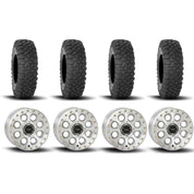 System 3 SB-7 Beadlock Machined 15" Wheels And XC450 Tires [33x10R-15]