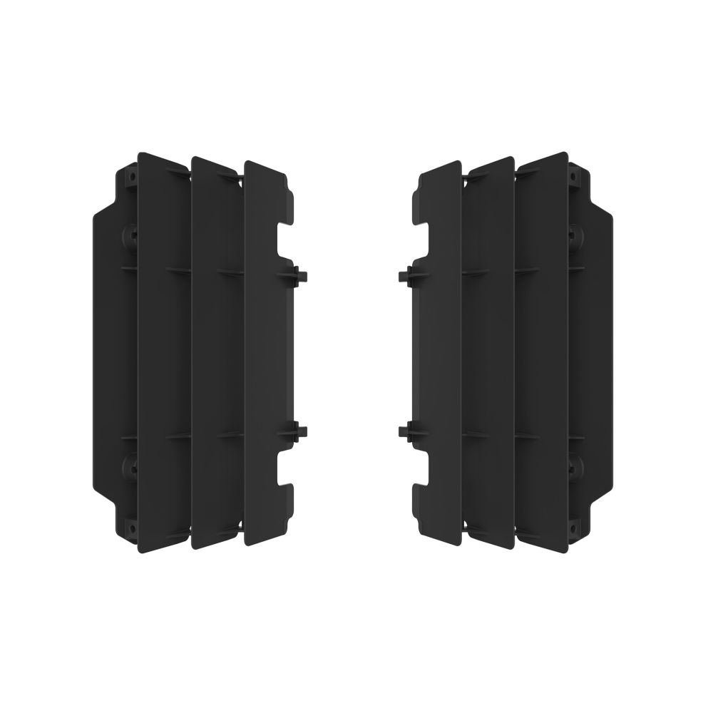 Polisport Radiator Louvers for Kawasaki KX250 2005-2007 Black 8472500001