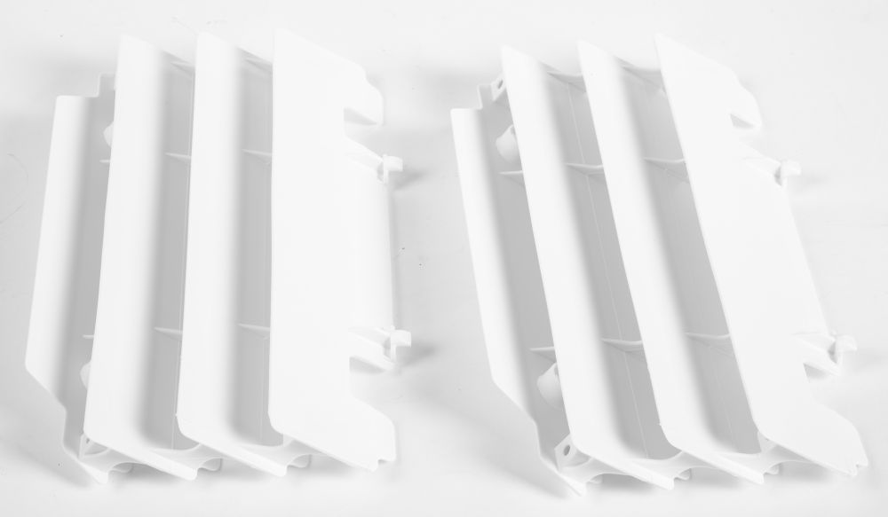 Polisport Radiator Louvers for Kawasaki KX250 2005-2007 White 8472500003