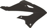 Polisport Radiator Covers for Yamaha YZ125/YZ250/YZ250X/YZ125X Black