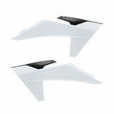 Polisport Radiator Scoops for KTM Black/white 8478000002