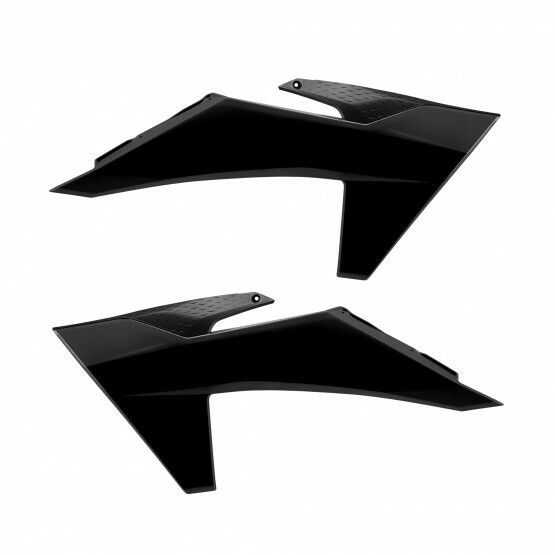 Polisport Radiator Scoops for KTM Black 8478000003