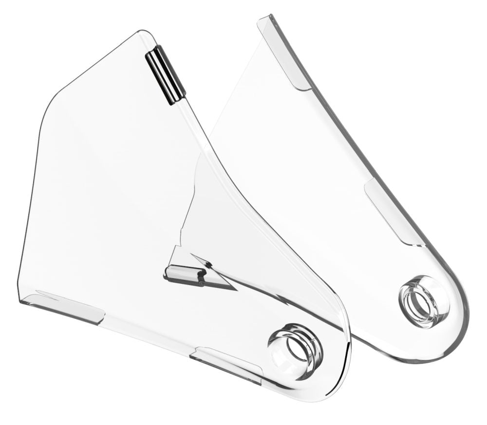 Polisport Graphic Guards Protectors for Kawasaki KX250F/KX450F Clear 8483200001