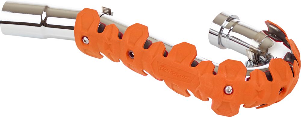 Polisport Armadillo Long Head Pipe Guard - Orange Universal Fit 8483800002