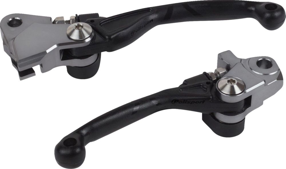Polisport Pivot Unbreakable Lever Set for Honda CRF450RX/CRF450R 2021-2026 Black