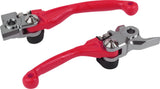 Polisport Pivot Unbreakable Lever Set for Honda CRF450RX/CRF450R 2021-2026 Red