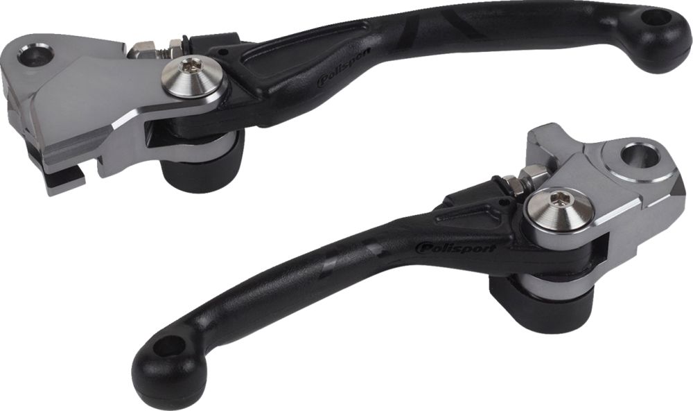Polisport Pivot Unbreakable Lever Set for Kawasaki KX250F/KX450F 2005-2012 Black