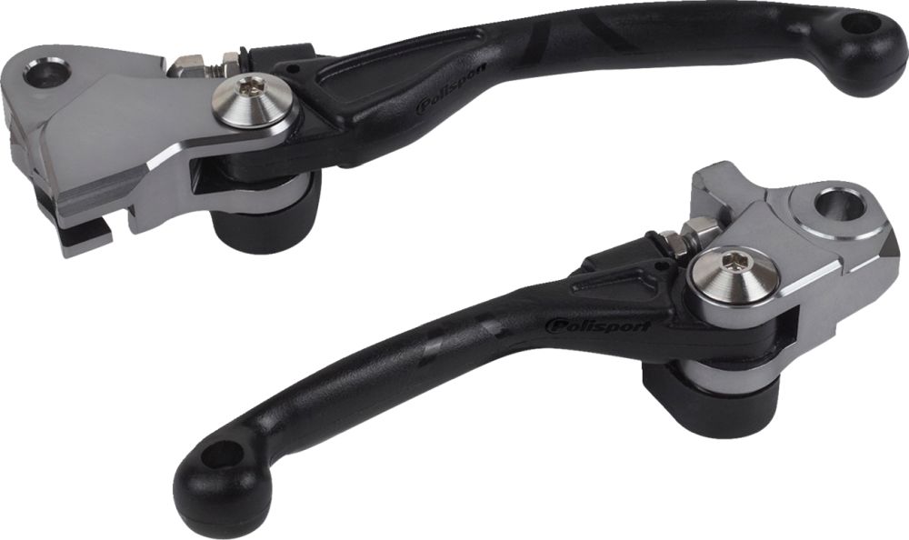Polisport Pivot Unbreakable Lever Set for Kawasaki KX250F/KX450F Black