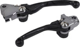 Polisport Pivot Unbreakable Lever Set for Kawasaki KX250X/KX250F/KX450F/KX450X Black