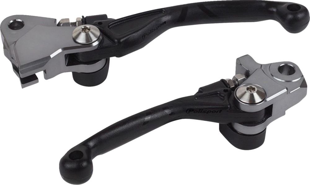 Polisport Pivot Unbreakable Lever Set for Yamaha/Fantic Black 8487200028