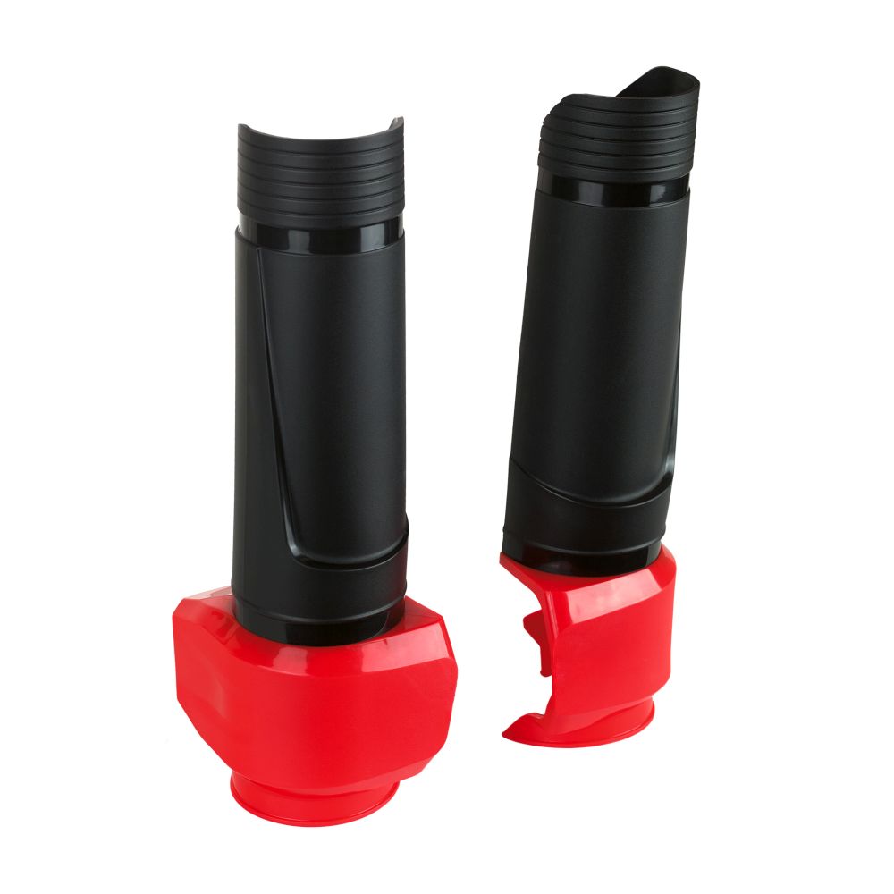 Polisport Upper Fork Guard w/ Clamp Protector Universal Fit Black/Red