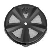 Vance & Hines 71019 'Skullcap Crown' Air Cleaner Cover for Harley Black