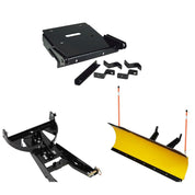 Denali Black UTV Snow Plow Kit For Yamaha Viking 700 2014-2020