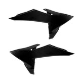 Polisport Radiator Scoops for KTM Black 8506100003