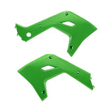 Polisport Radiator Scoops Restyling for Kawasaki KX250/KX125 2003-2008 Green